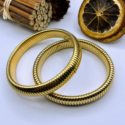 Elastic Metal Bangles - Temple Jewelry