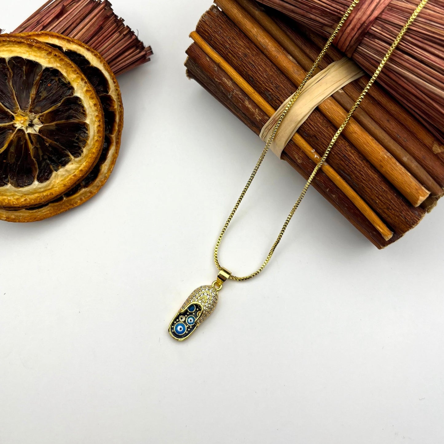 Evil Eye Jutti - Temple Jewelry